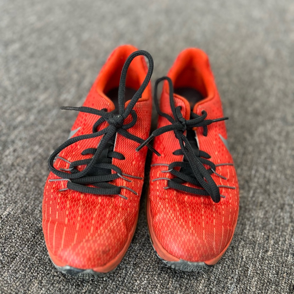 Nike youth KD Kevin Durant orange low top basketball Sneakers - Picture 2 of 5